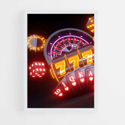 casino-6 cadre Blanc