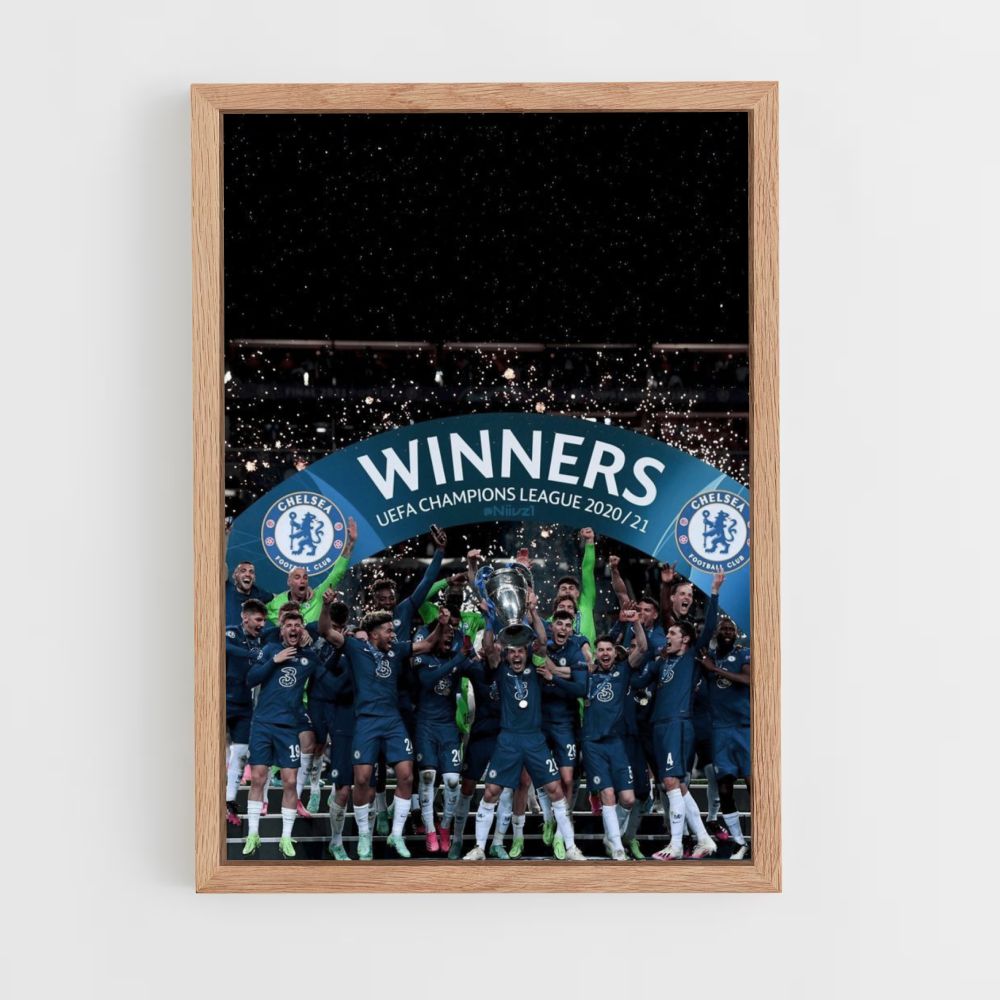 Poster Chelsea FC Champions League