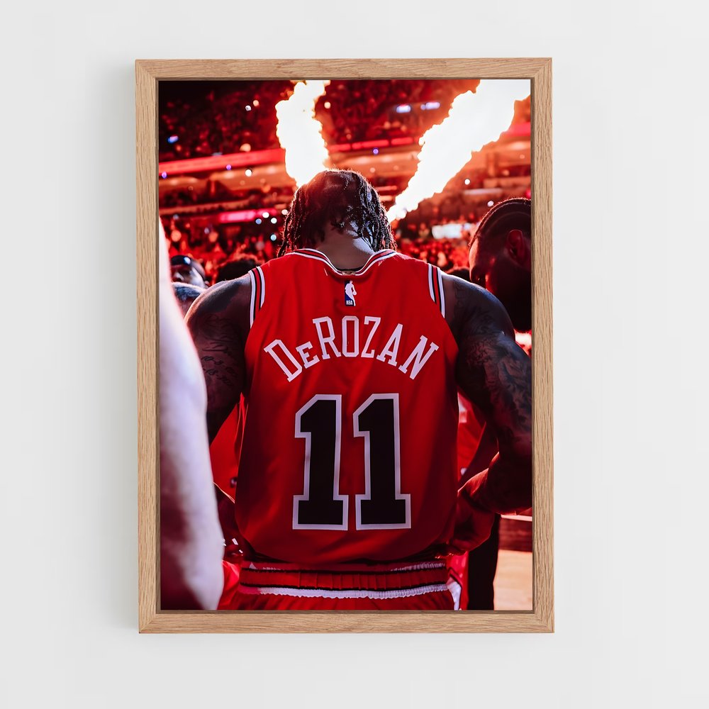 chicago-bulls-2 cadre Bois clair
