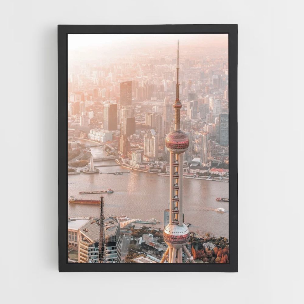 Poster Città della Cina