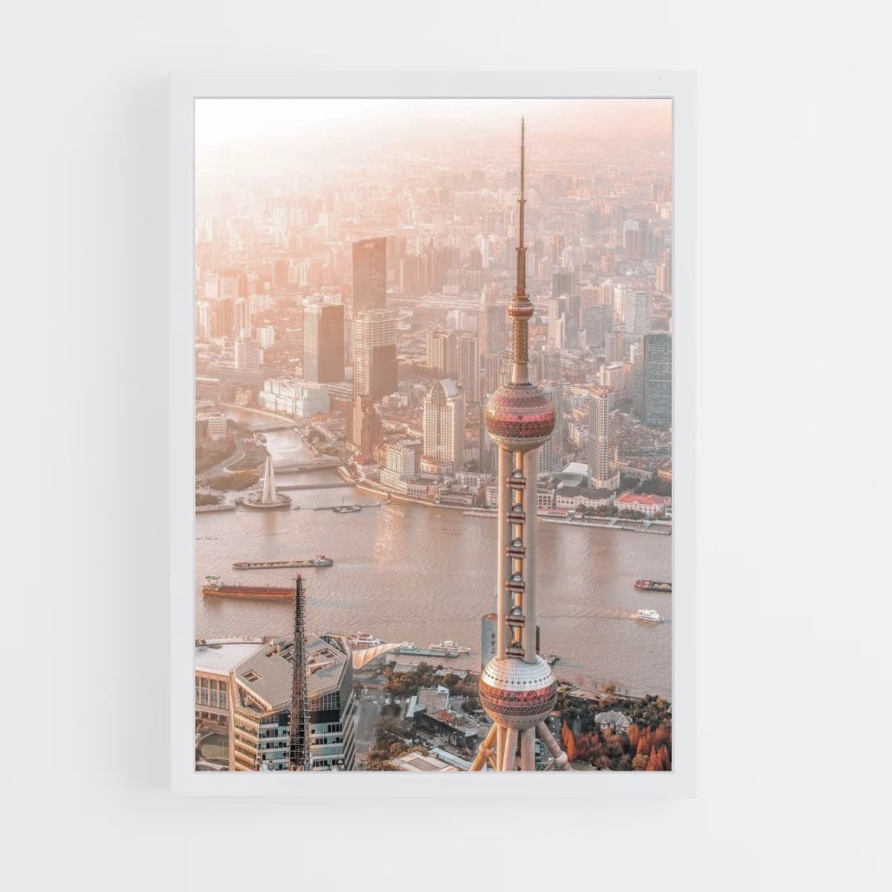 Poster Città della Cina