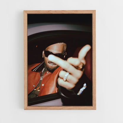 chris-brown-11 cadre Bois clair