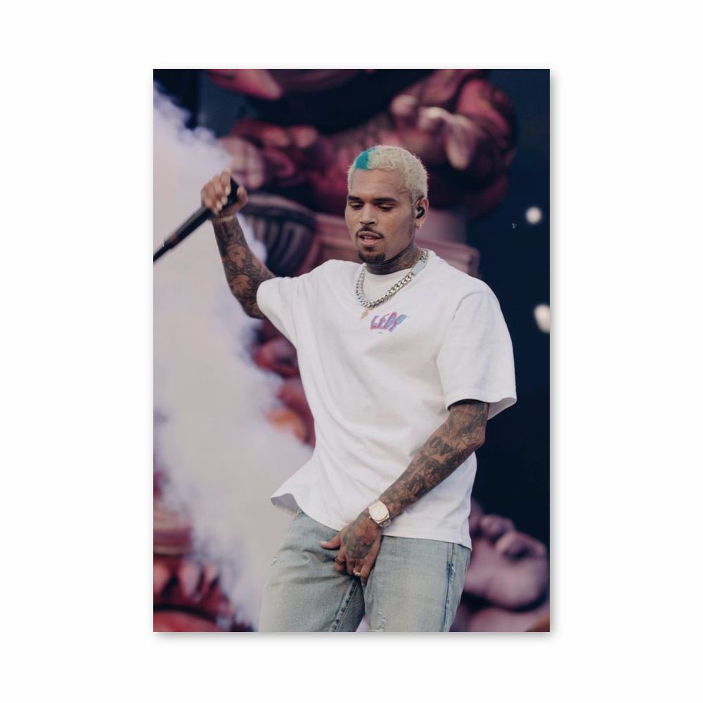 Manifesto del concerto di Chris Brown