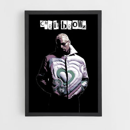 Poster Chris Brown Artista