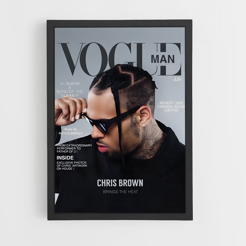 chris-brown-8 cadre Noir
