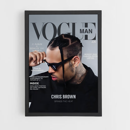 chris-brown-8 cadre Noir
