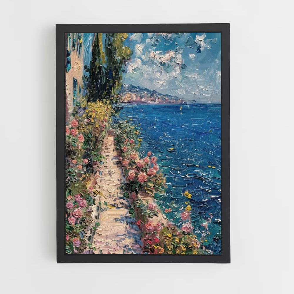 Poster Monet Costa Azzurra