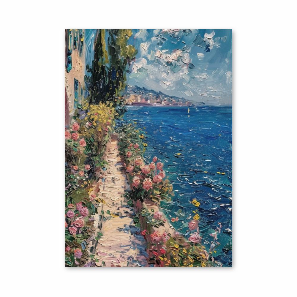 Poster Monet Costa Azzurra