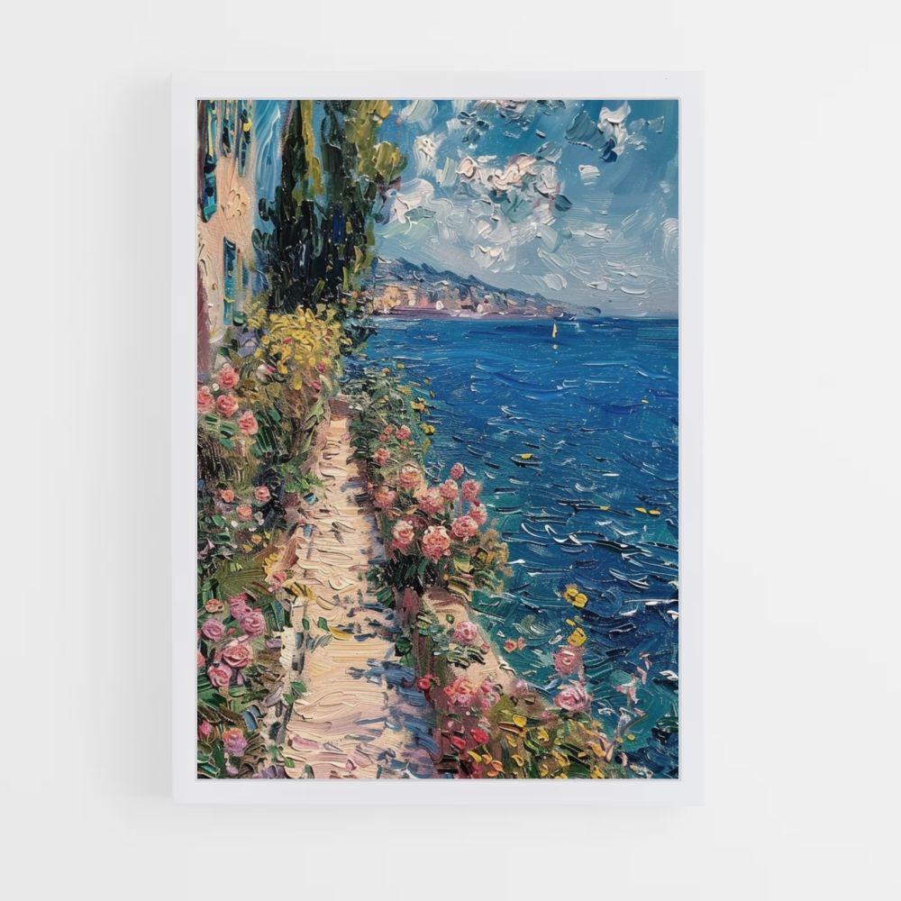 Poster Monet Costa Azzurra