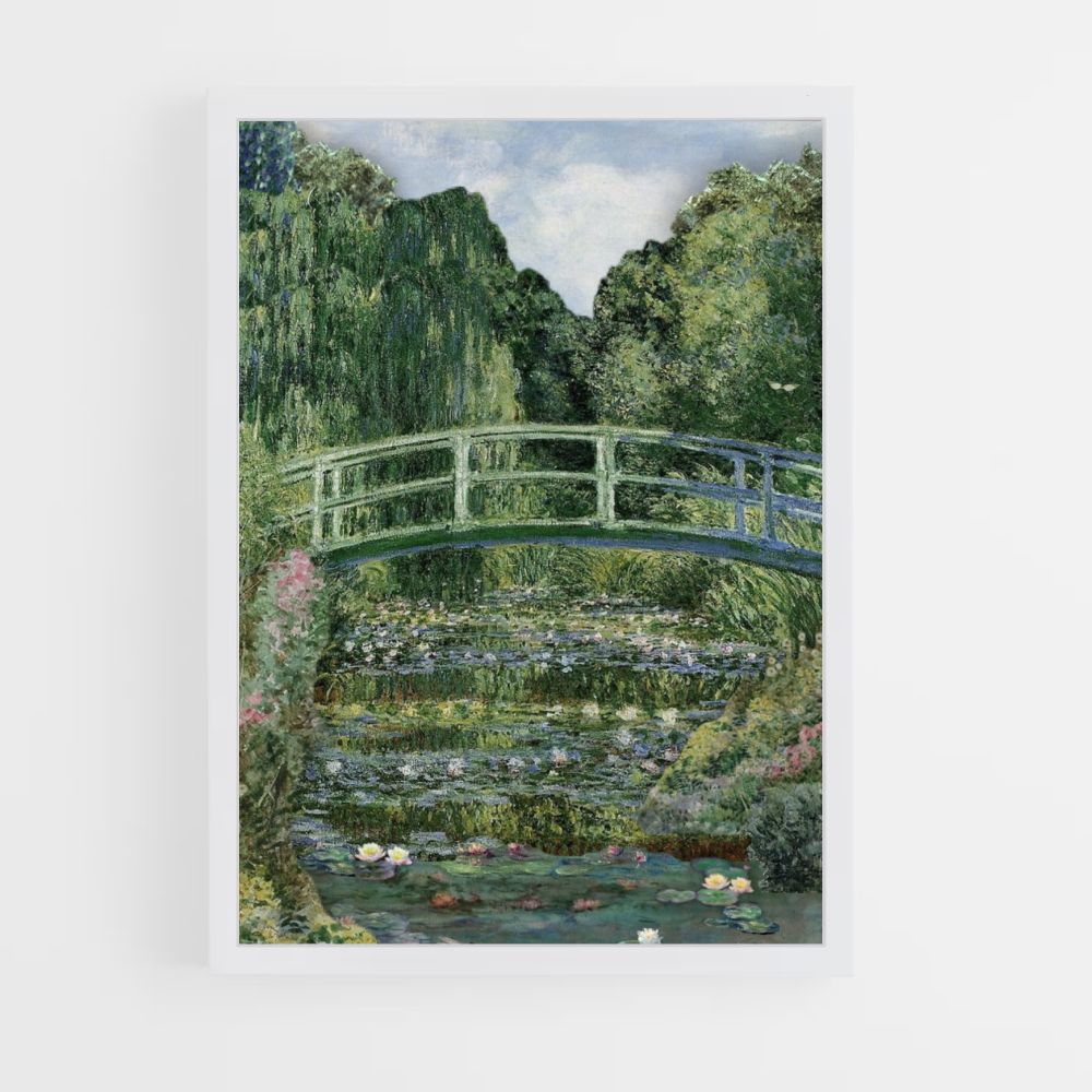 Poster Monet Ponte giapponese