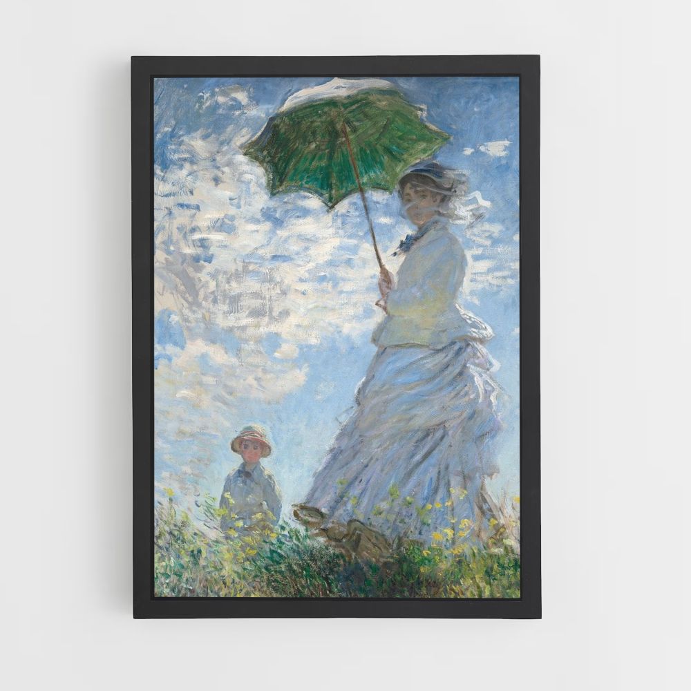 Poster Monet La passeggiata