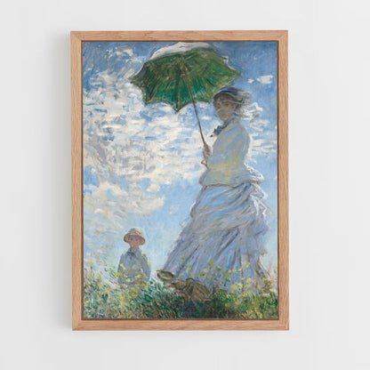 Poster Monet La passeggiata