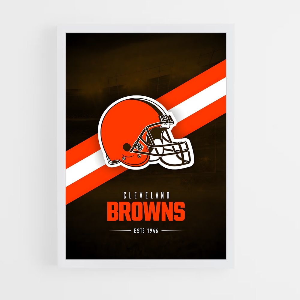 cleveland-browns-1 cadre Blanc
