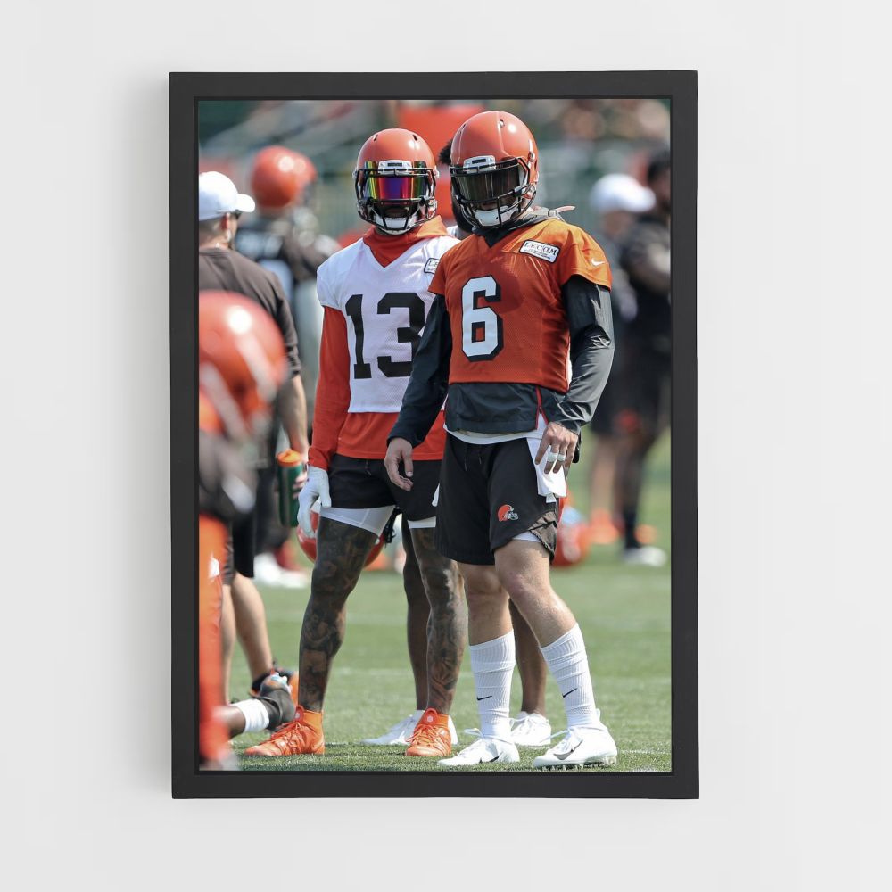 Poster Cleveland Browns pronti