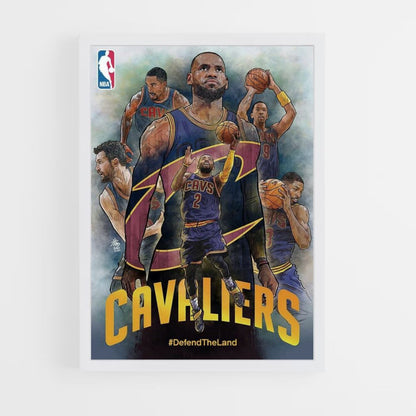 Poster della squadra dei Cleveland Cavaliers