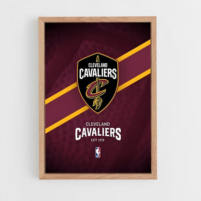 cleveland-cavaliers-6 cadre Bois clair
