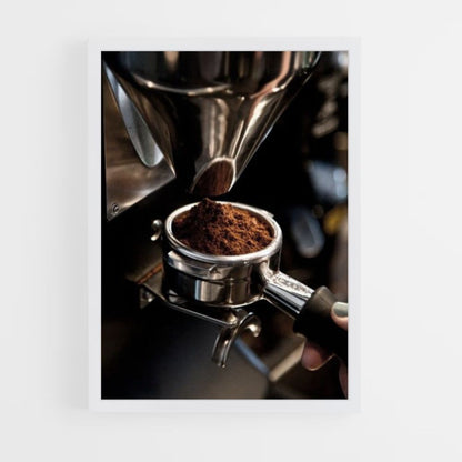 Poster di caffè macinato