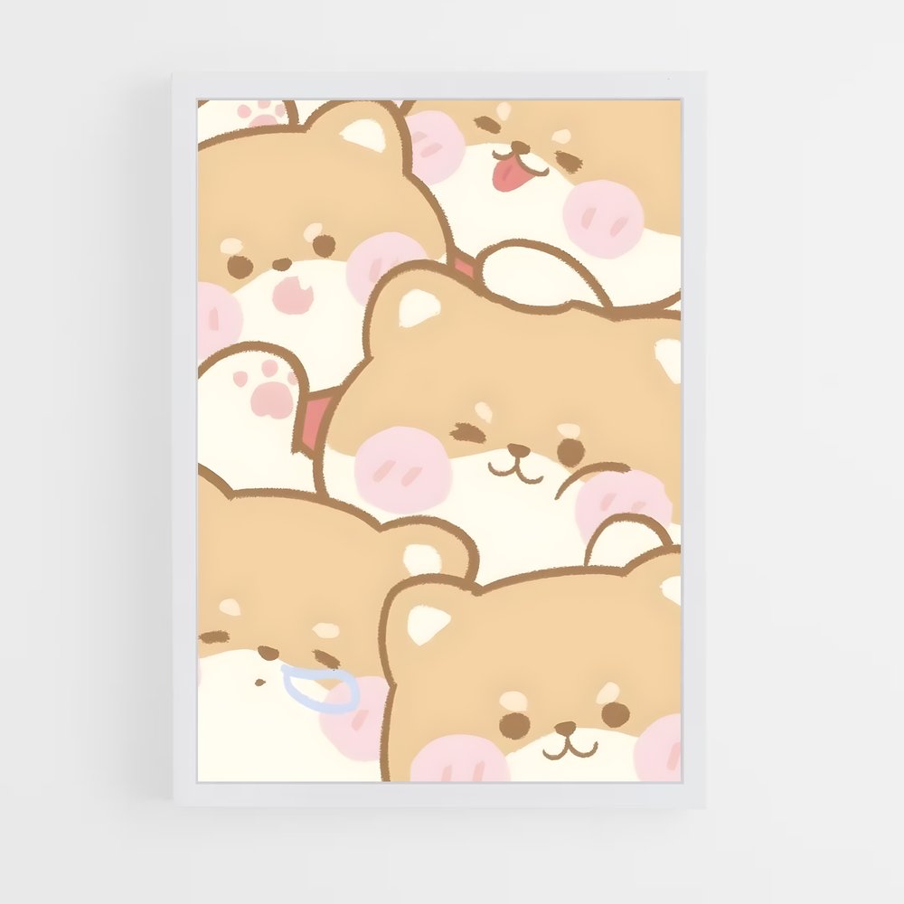 cute-animals-17 cadre Blanc