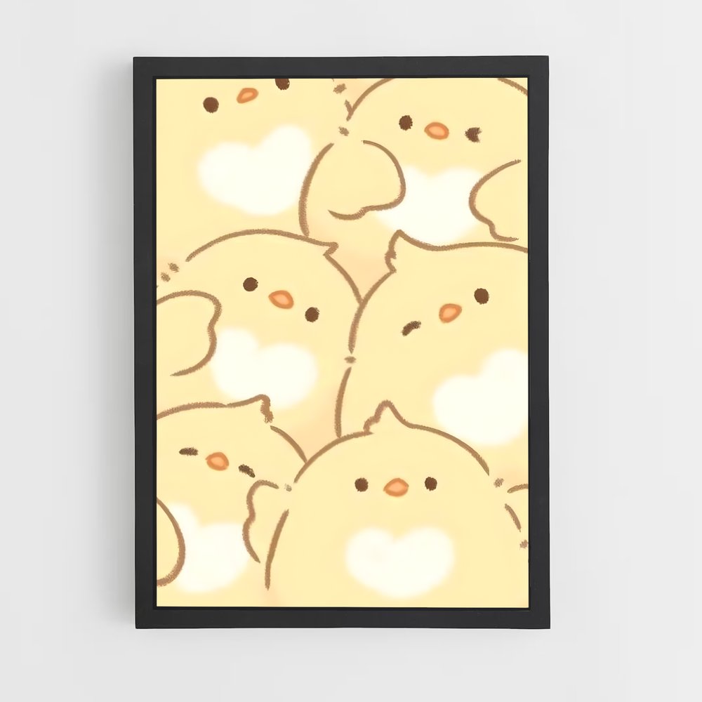 cute-animals-2 cadre Noir