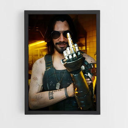 cyberpunk-10 cadre Noir