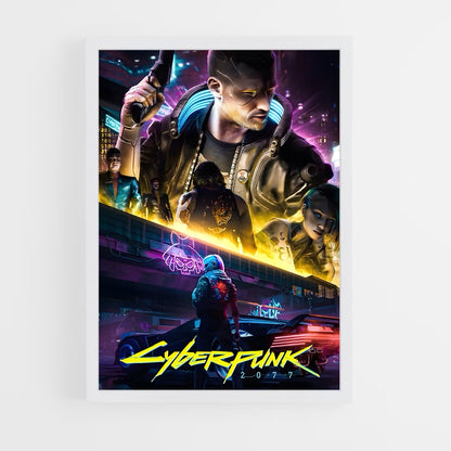 cyberpunk-15 cadre Blanc