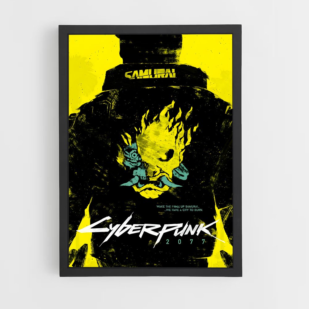 cyberpunk-16 cadre Noir