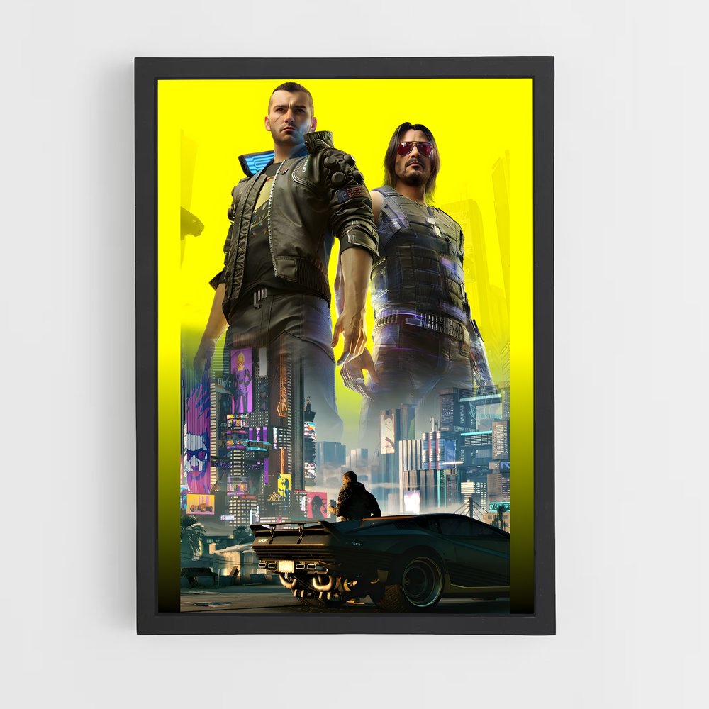 cyberpunk-17 cadre Noir