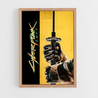 cyberpunk-19 cadre Bois clair