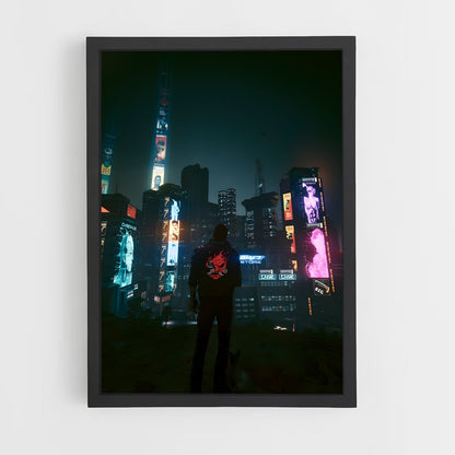 cyberpunk-20 cadre Noir