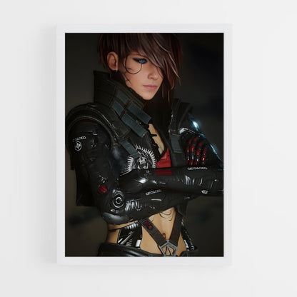 cyberpunk-3 cadre Blanc