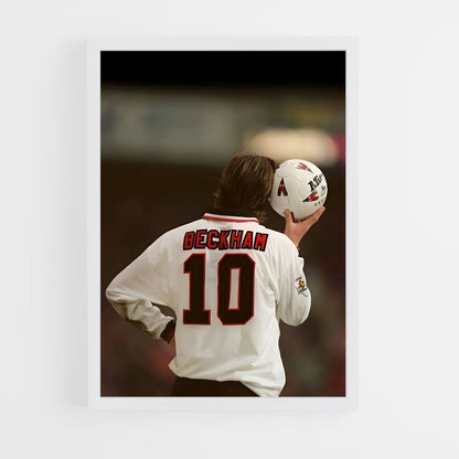 david-beckham-10 cadre Blanc