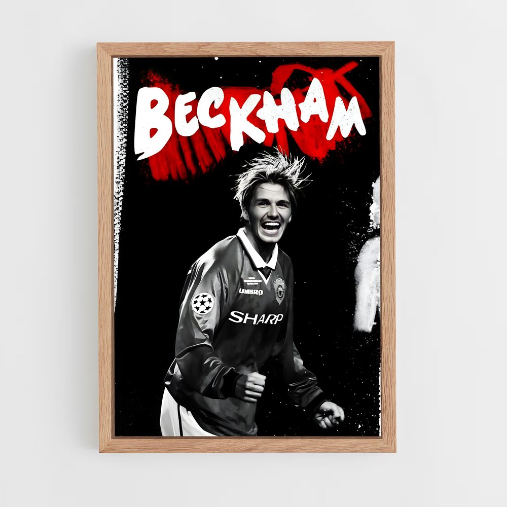 david-beckham-12 cadre Bois clair
