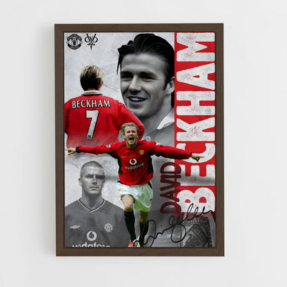david-beckham-14 cadre Bois foncé