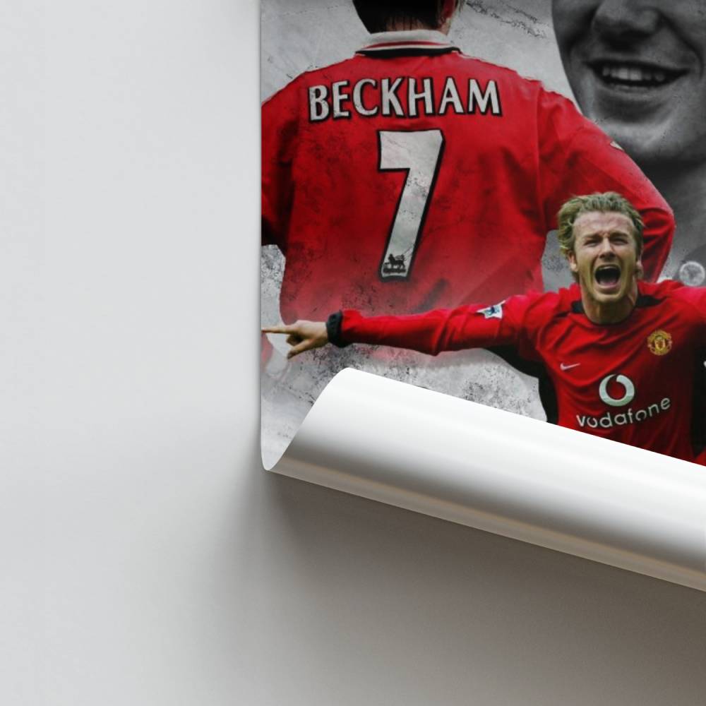 Poster David Beckham Giocatore