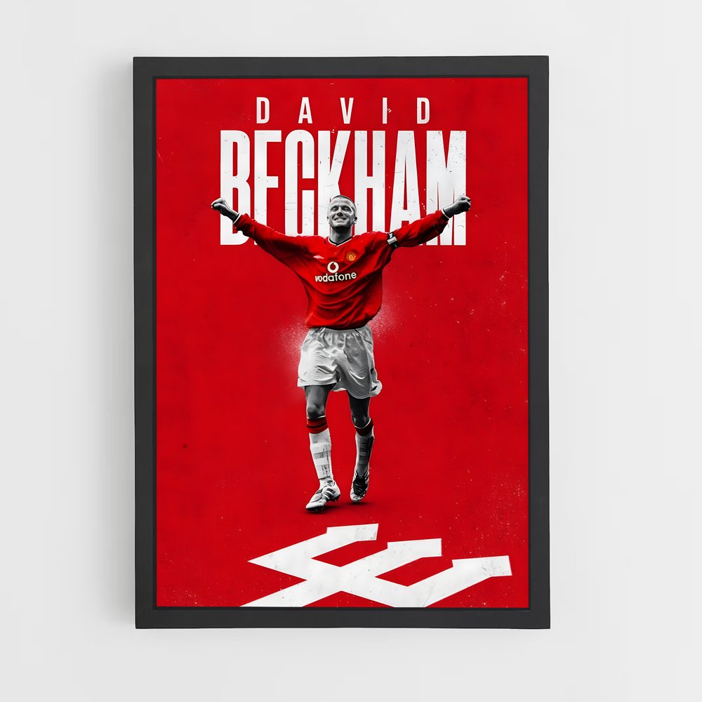 david-beckham-16 cadre Noir