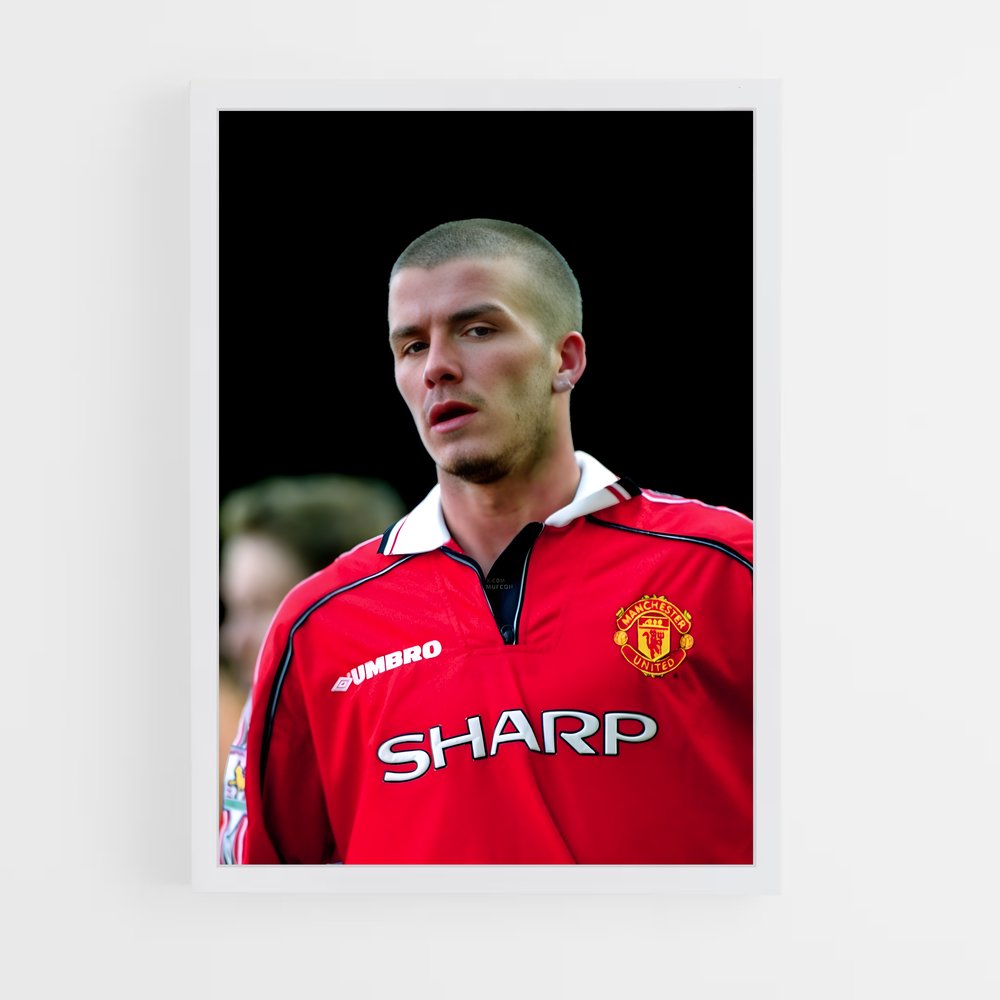 david-beckham-19 cadre Blanc
