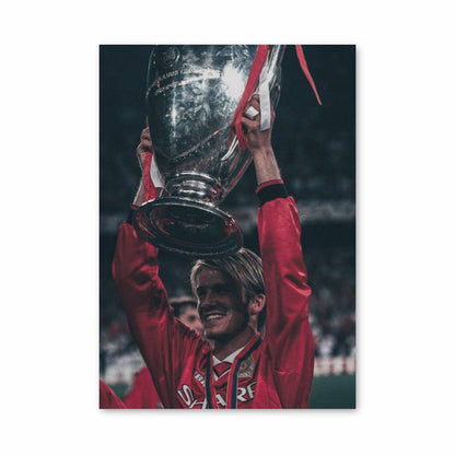 Poster David Beckham Trophée