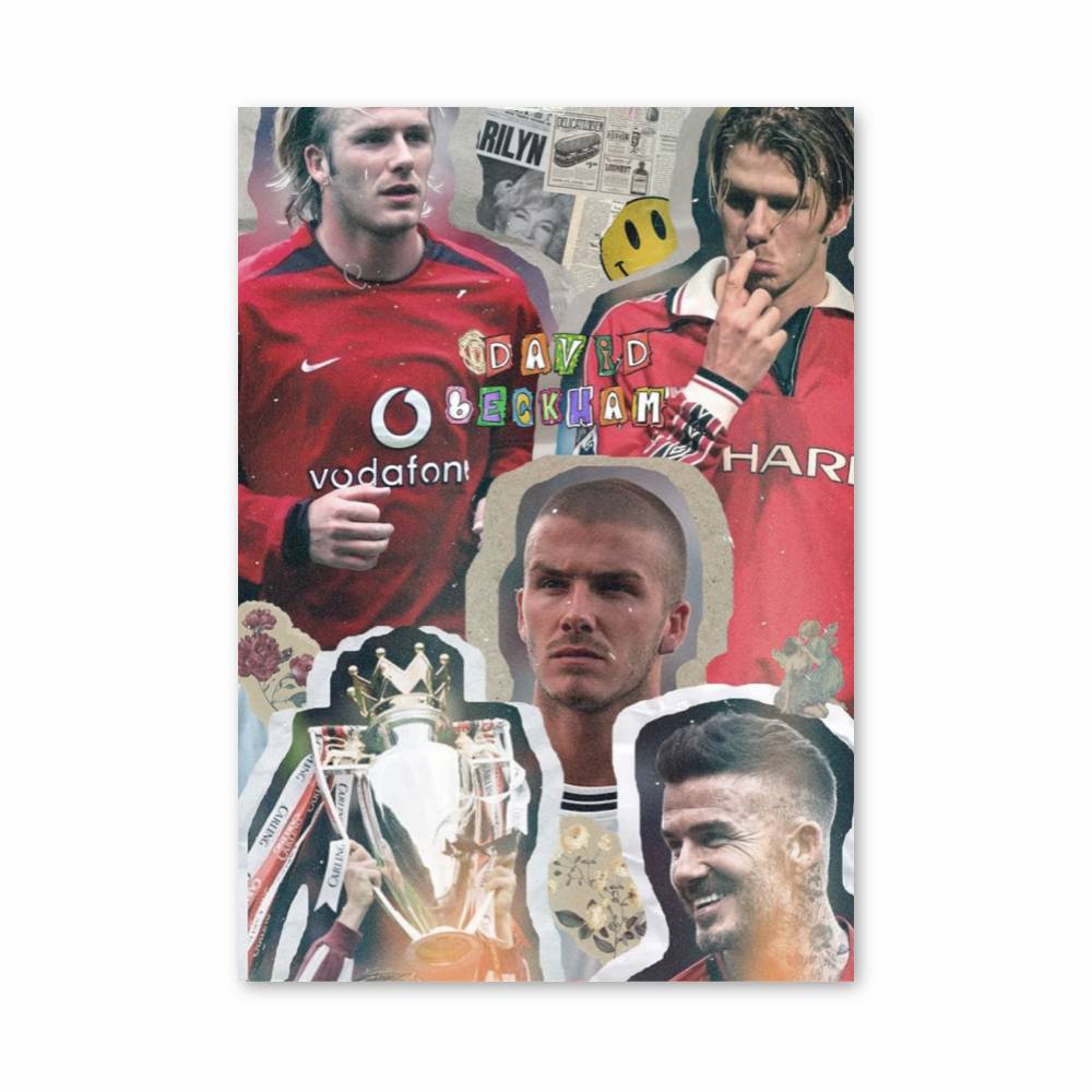 Poster Collage Beckham