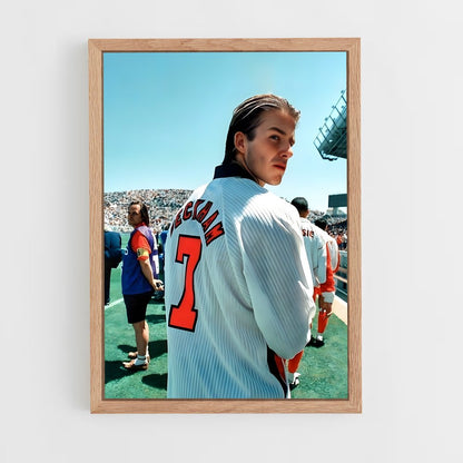 david-beckham-8 cadre Bois clair