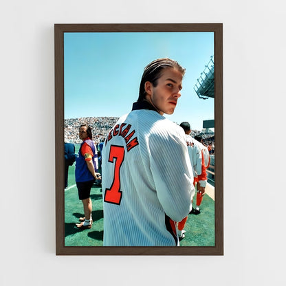 david-beckham-8 cadre Bois foncé