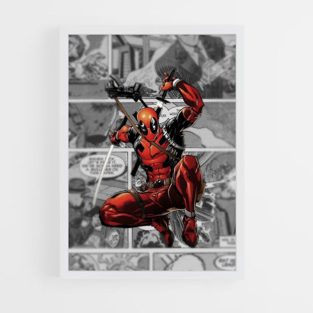 Locandina del fumetto di Deadpool