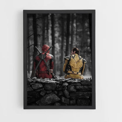 Poster Deadpool contro Wolverine