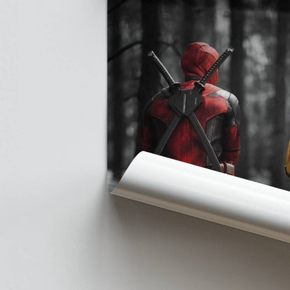 Poster Deadpool contro Wolverine