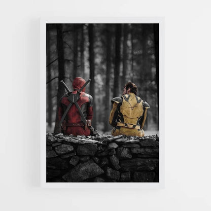 Poster Deadpool contro Wolverine