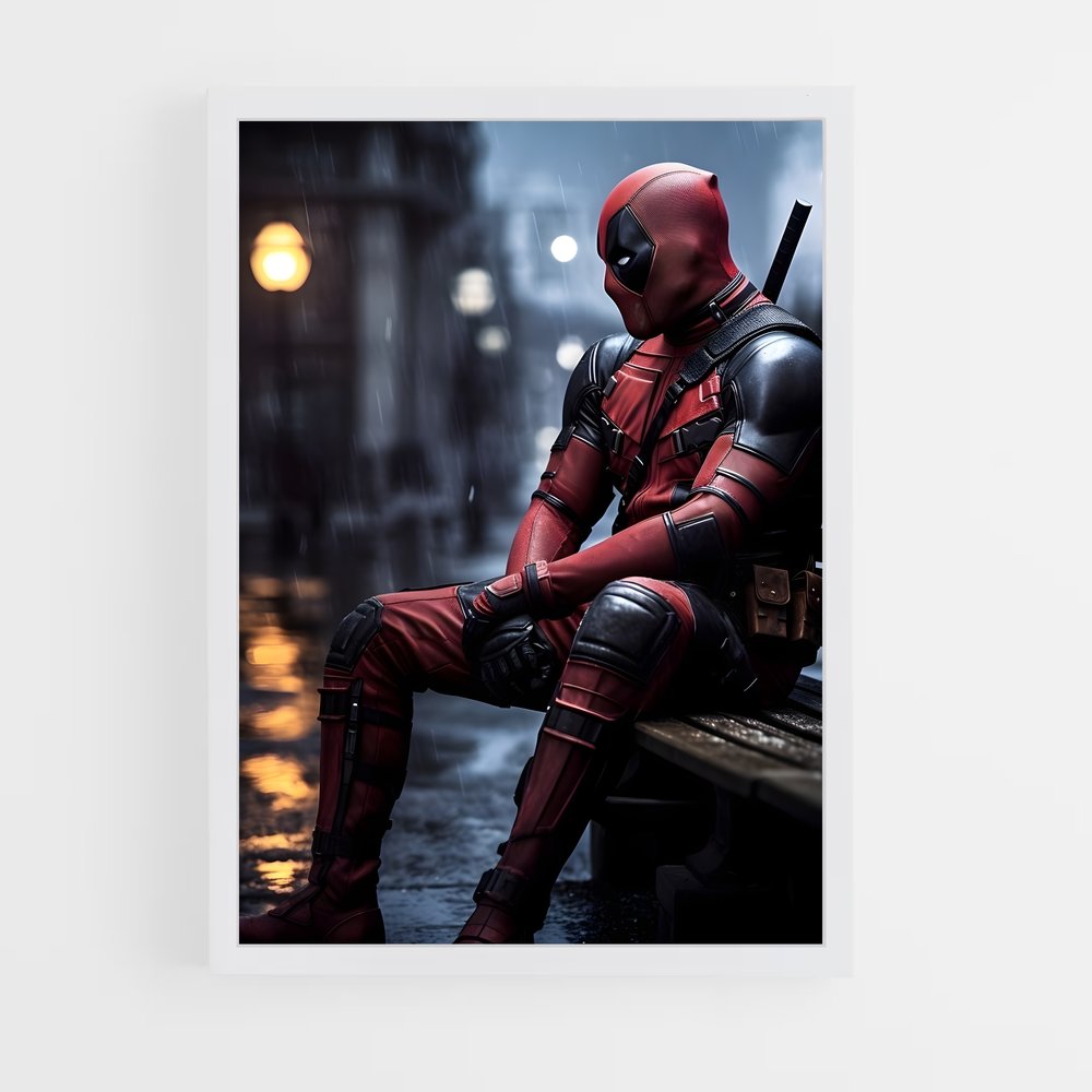 deadpool-7 cadre Blanc
