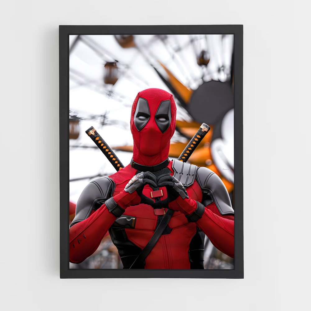 deadpool-9 cadre Noir