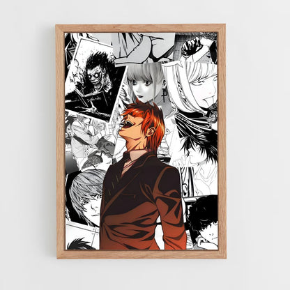 deathnote-3 cadre Bois clair