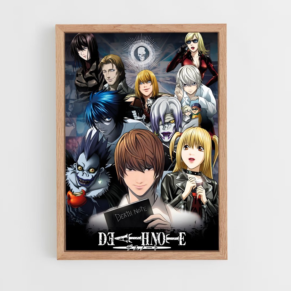 deathnote-7 cadre Bois clair