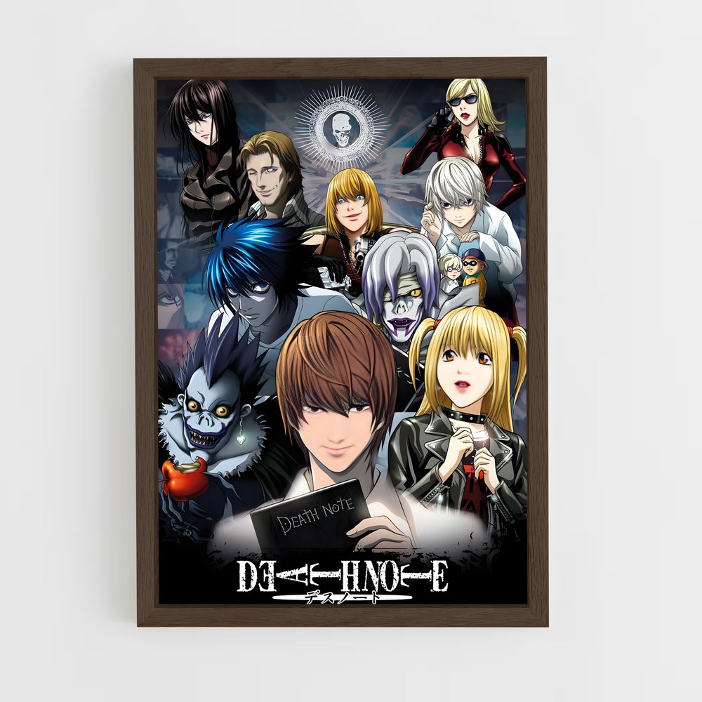 deathnote-7 cadre Bois foncé