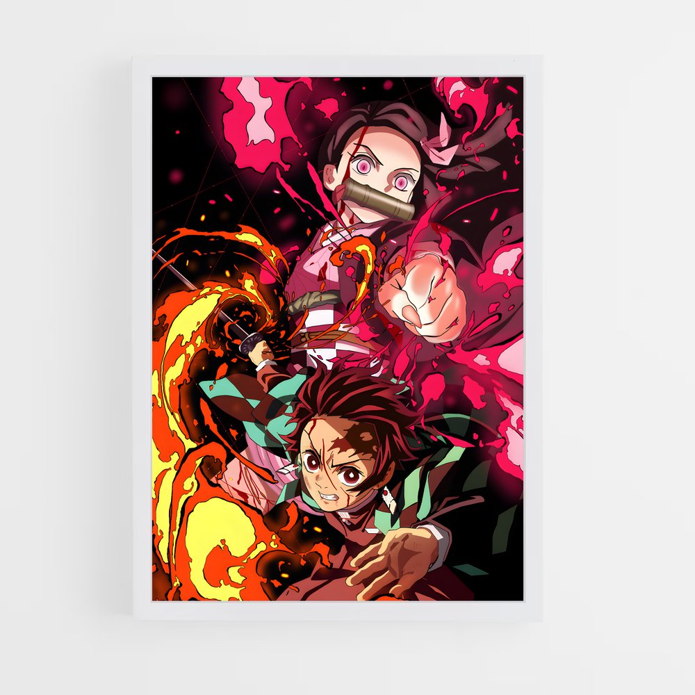demon-slayer-8 cadre Blanc